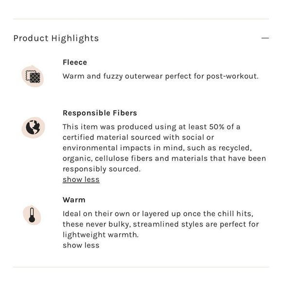 NWOT FP MOVEMENT Care FP Seaside Fleece Jacket XS - Picture 11 of 11